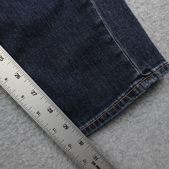 Rag Bone Dre Jeans Women's 30 (34x30) Blue Dark Wash Distressed Casual - Picture 11 of 12